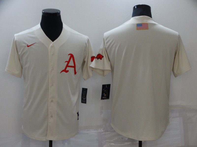 Men Arizona Diamondback Blank Cream Game Nike 2022 MLB Jersey